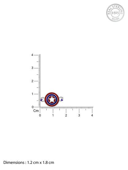 Silver Vibranium Rakhi for Kids