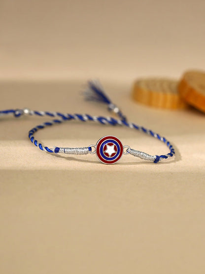 Silver Vibranium Rakhi for Kids