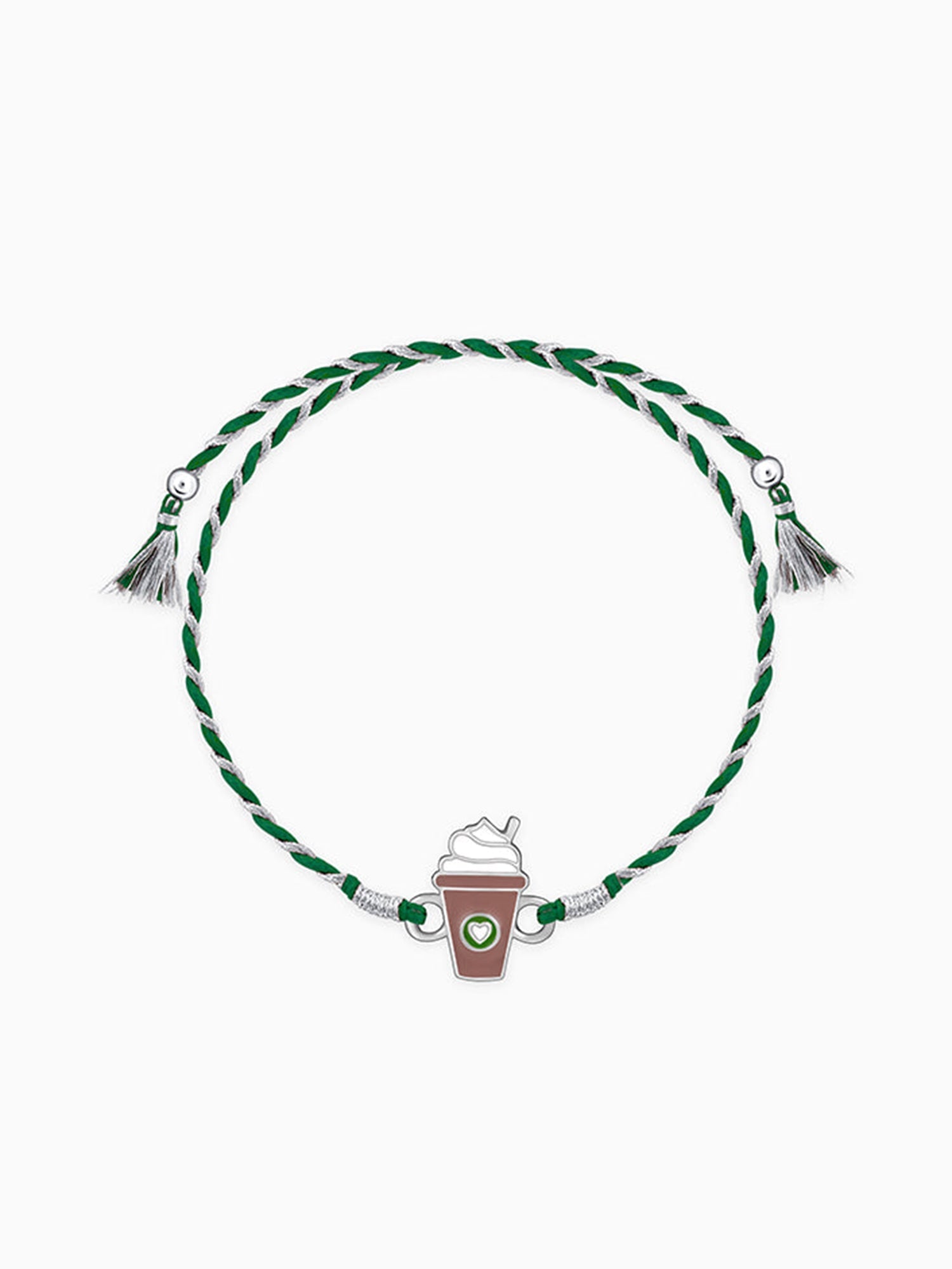 Silver Choco Frappe Rakhi