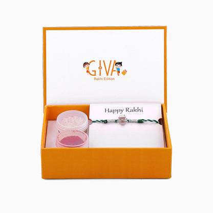 Silver Choco Frappe Rakhi