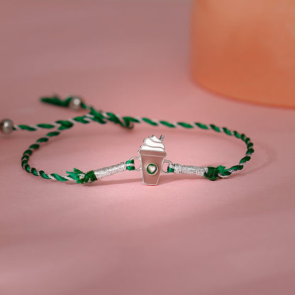 Silver Choco Frappe Rakhi