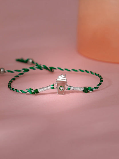 Silver Choco Frappe Rakhi