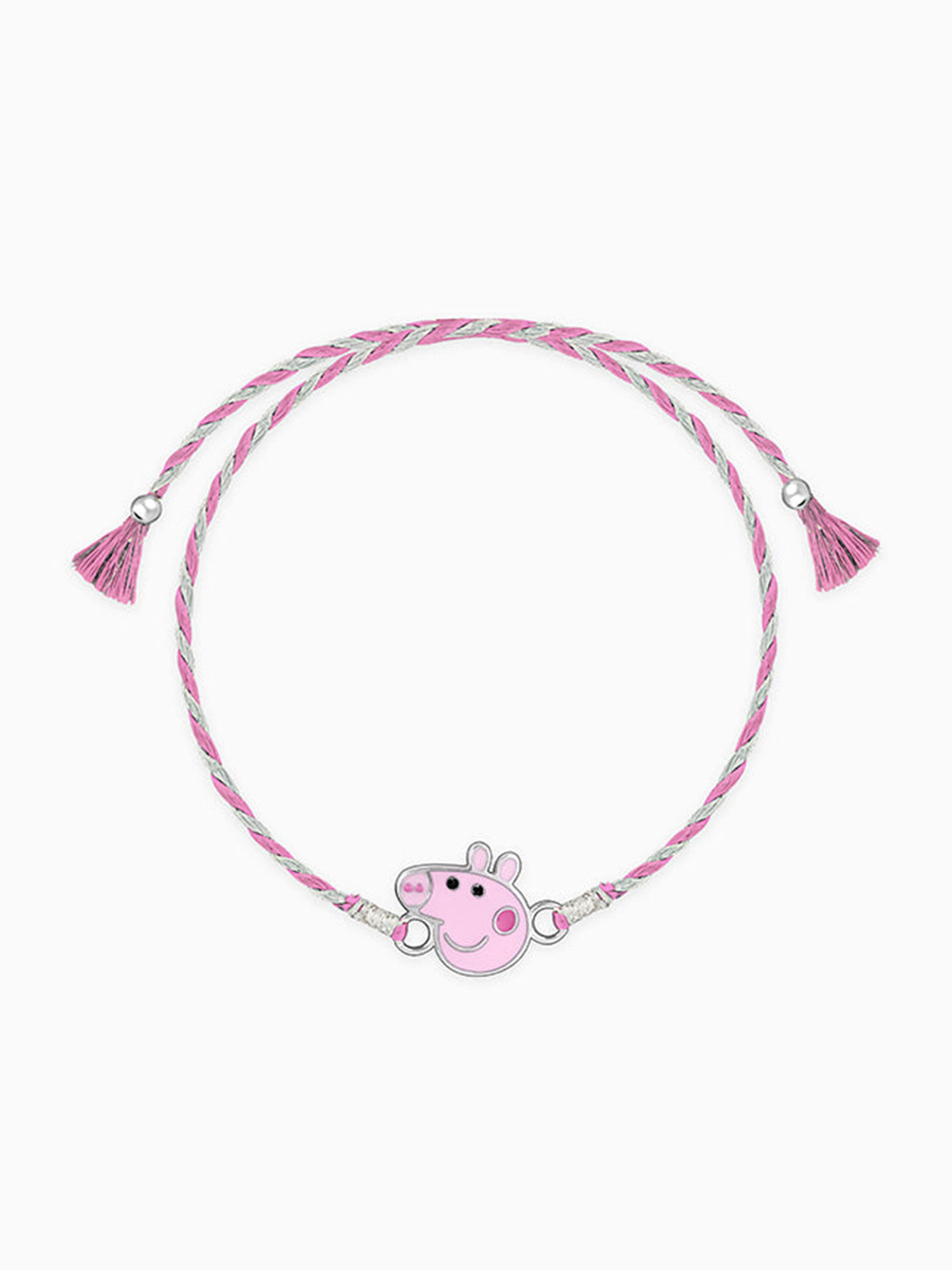Silver Peppa Rakhi for Kids