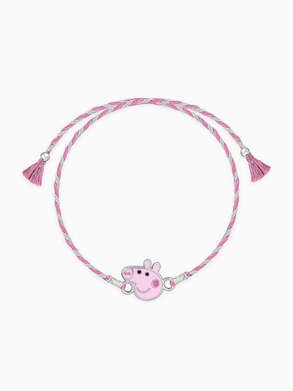 Silver Peppa Rakhi for Kids