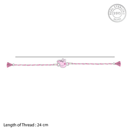 Silver Peppa Rakhi for Kids