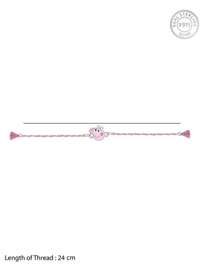 Silver Peppa Rakhi for Kids
