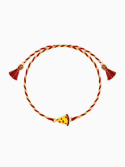 Golden Pizza Rakhi for Kids