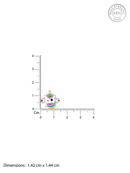 Silver Unicorn Winks Rakhi for Kids