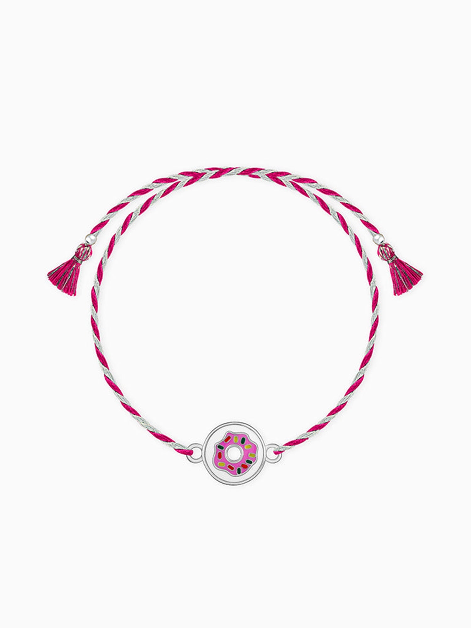 Silver Donut Life Rakhi for Kids