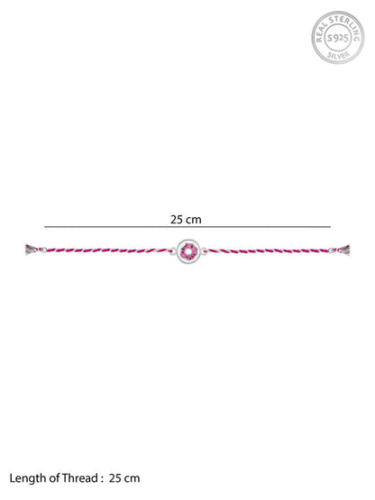 Silver Donut Life Rakhi for Kids