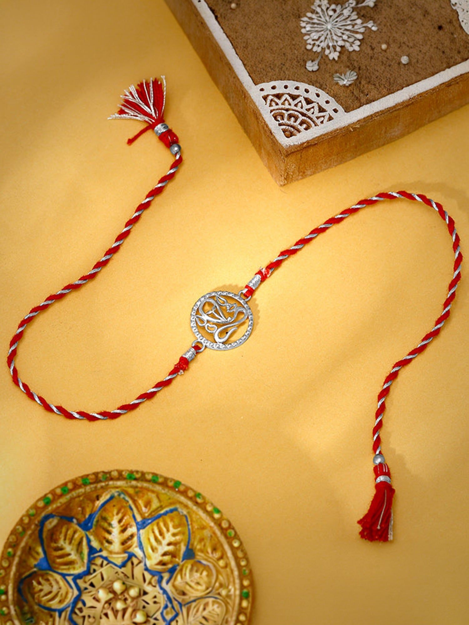 Silver Vigneshwara Rakhi