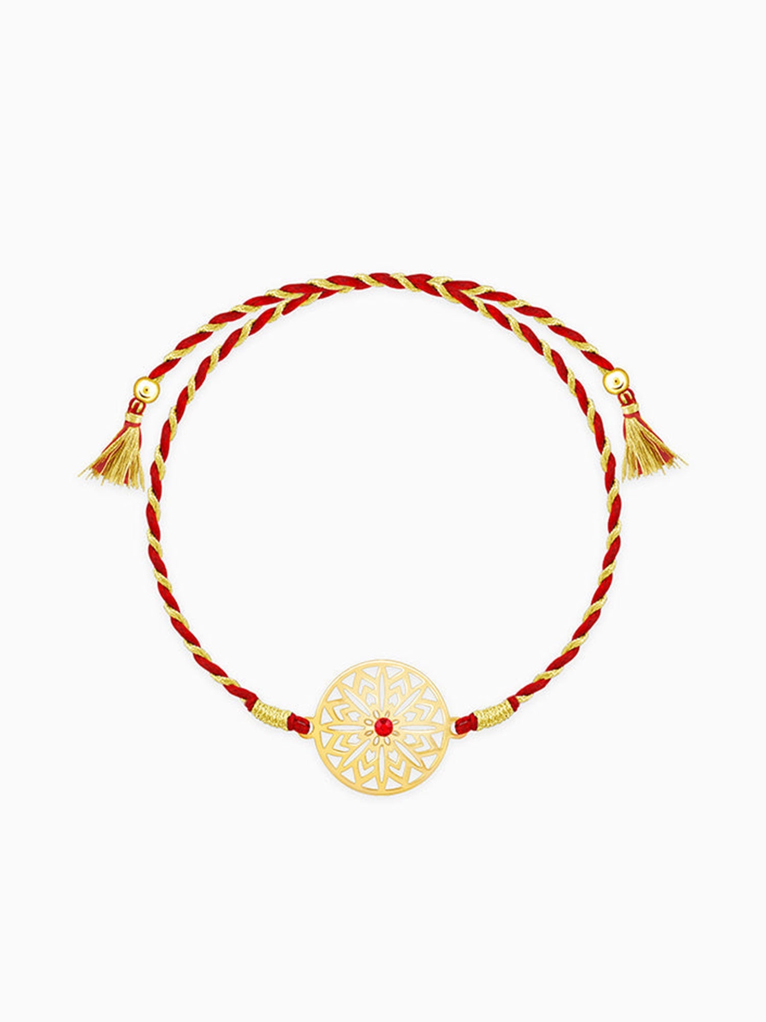 Golden Sunstar Rakhi
