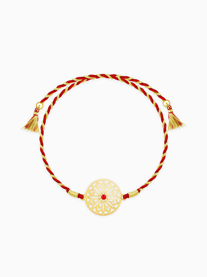 Golden Sunstar Rakhi
