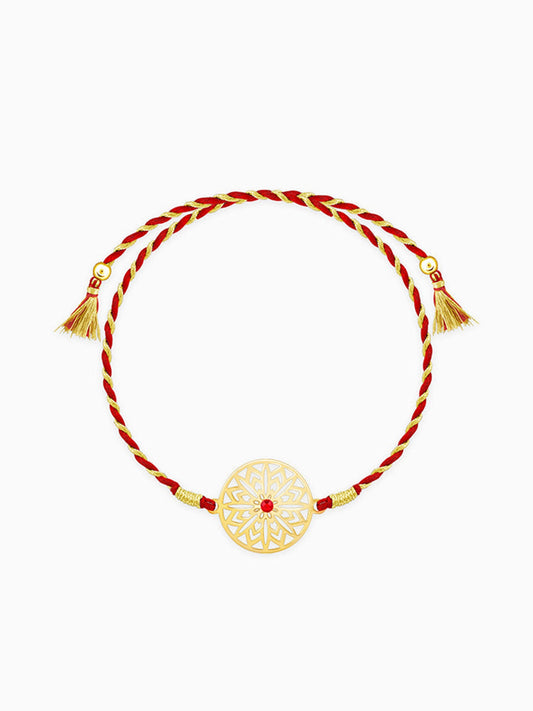 Golden Sunstar Rakhi