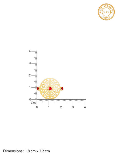 Golden Sunstar Rakhi