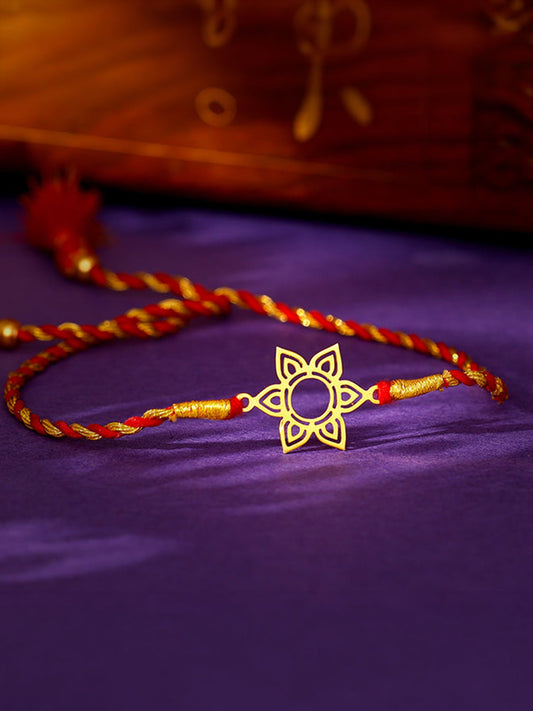 Golden Sacred Rakhi