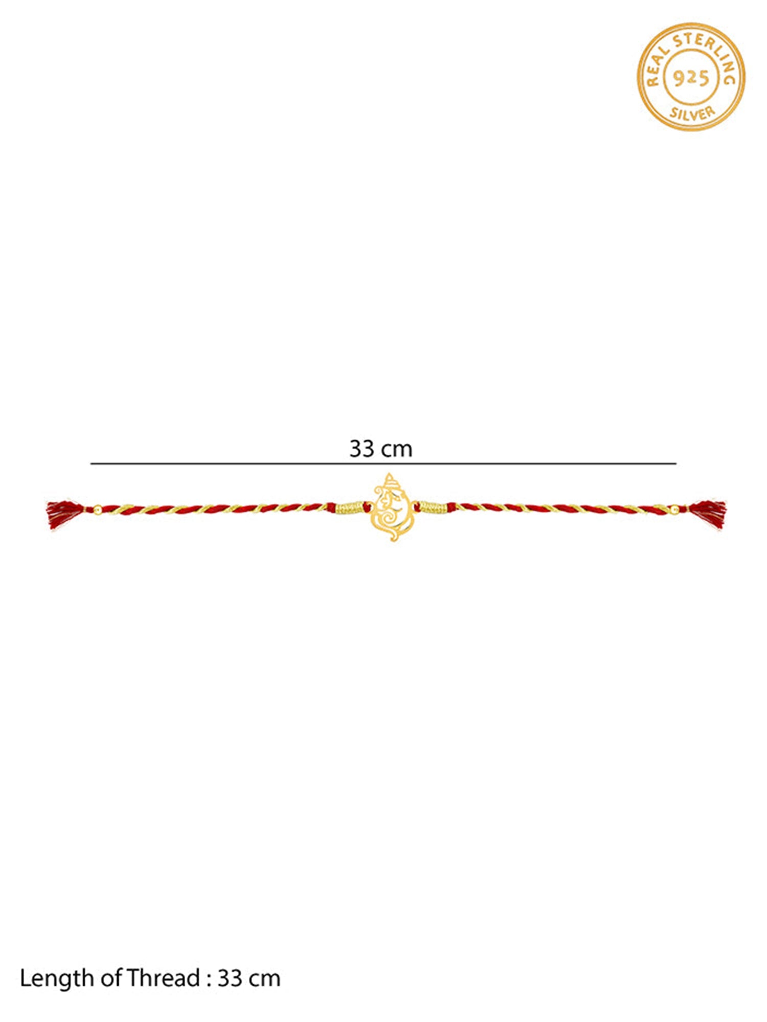 Golden Ekdant Rakhi