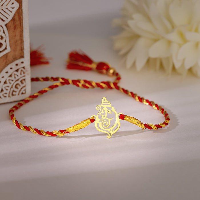 Golden Ekdant Rakhi