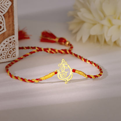 Golden Ekdant Rakhi