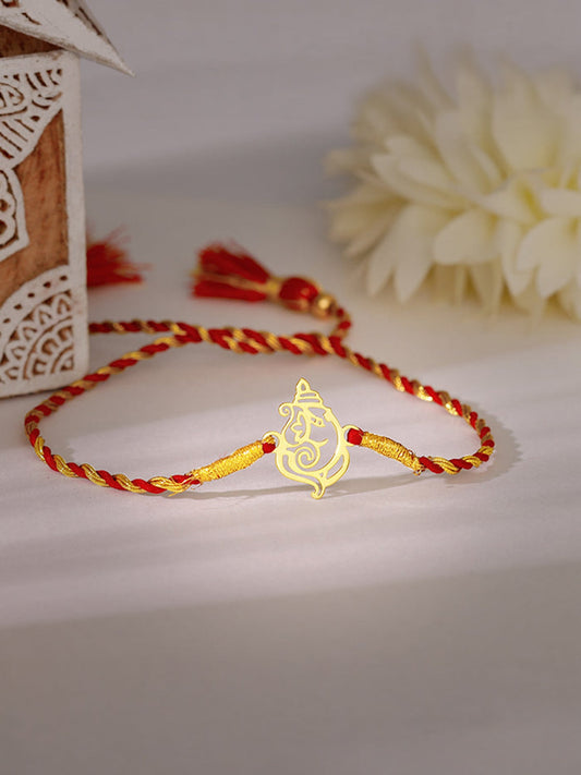 Golden Ekdant Rakhi