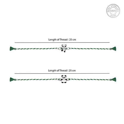 Panda Kids Rakhi Set of 2