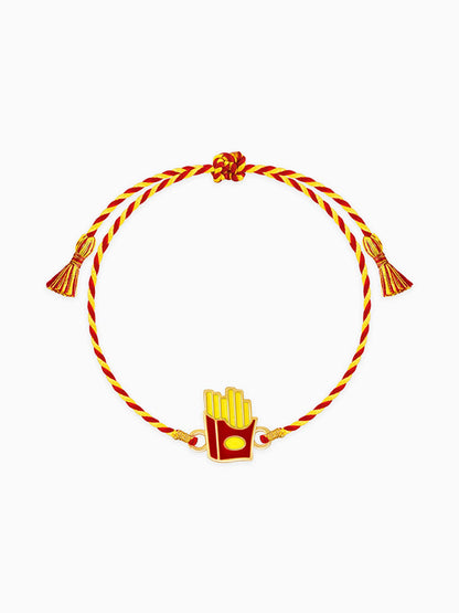 Golden Crispy Bliss Rakhi for Kids