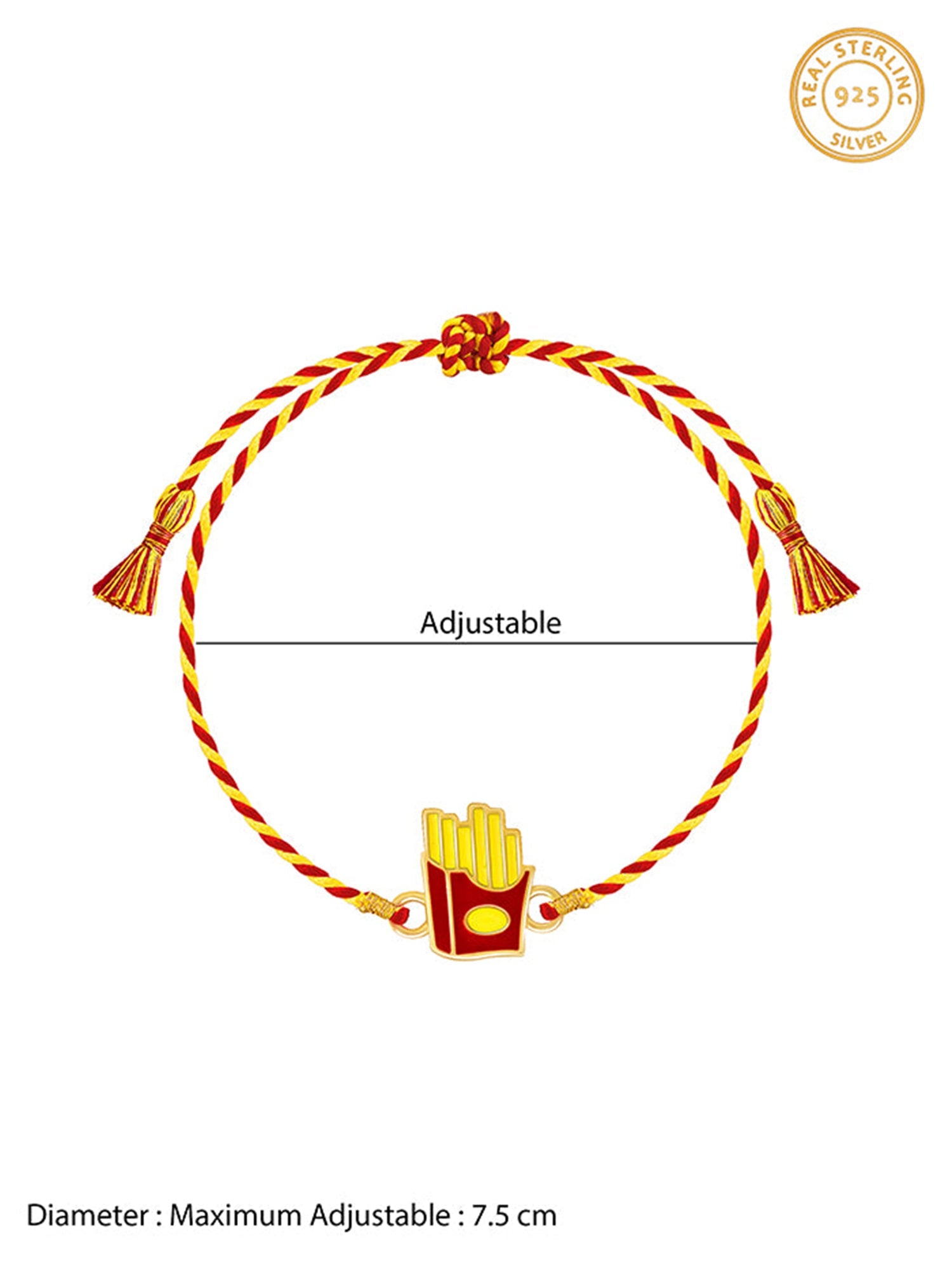 Golden Crispy Bliss Rakhi for Kids