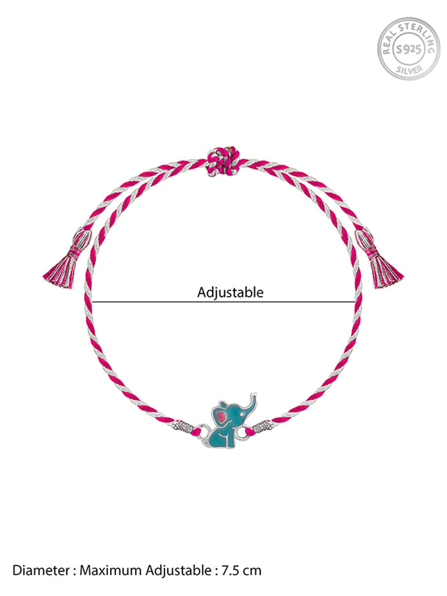 Silver Ellie Rakhi For Kids