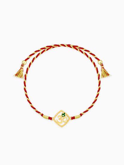 Golden Omkara Rakhi