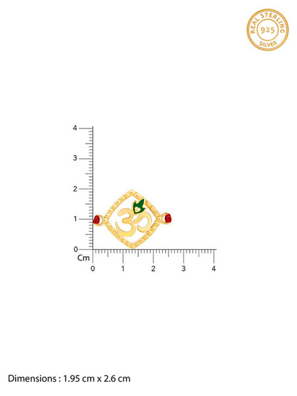 Golden Omkara Rakhi