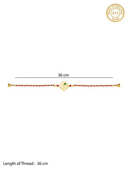 Golden Omkara Rakhi