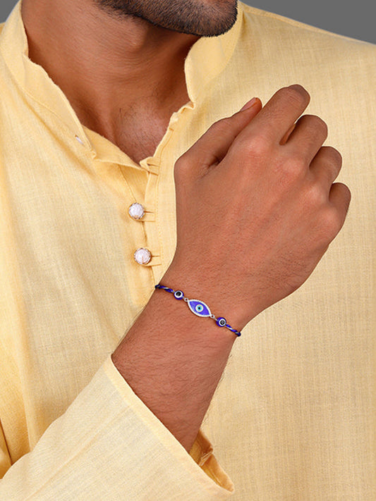 Silver Nazar Rakhi