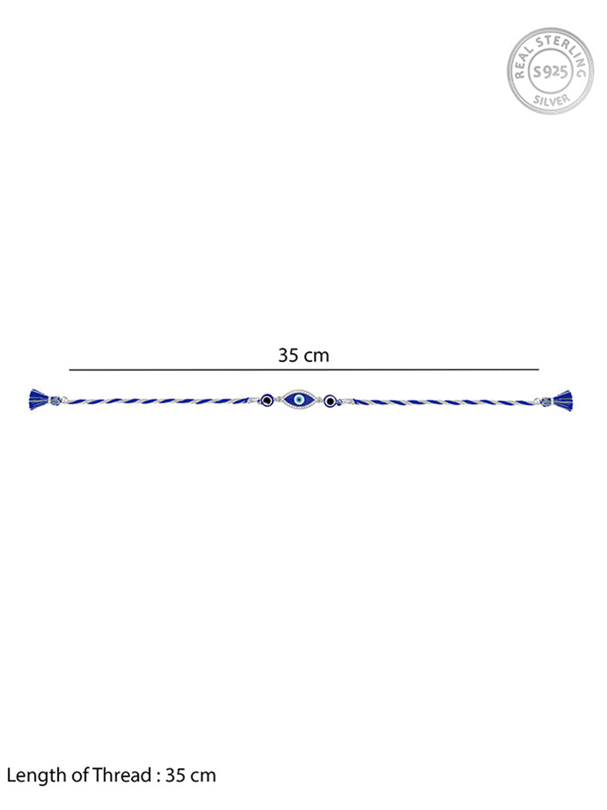 Silver Nazar Rakhi