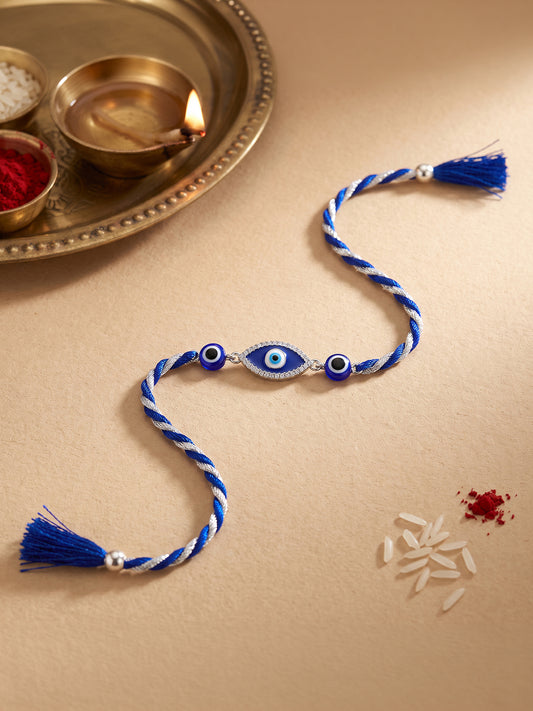 Silver Nazar Rakhi