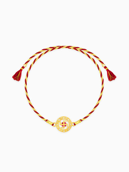 Golden Svastik Rakhi
