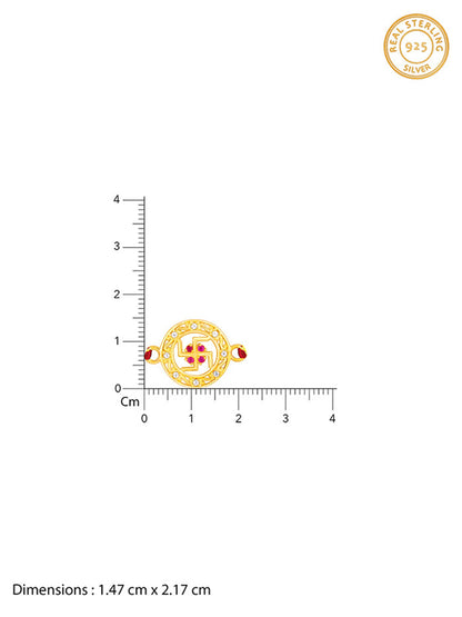Golden Svastik Rakhi