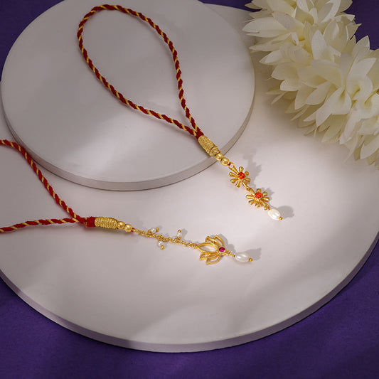 The Bhabhi's Joy Lumba Rakhi Set of 2