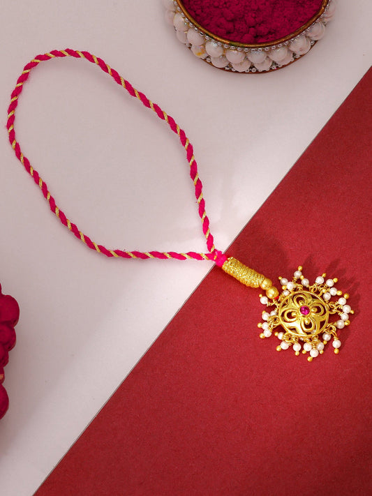 Golden Royal Lumba Rakhi