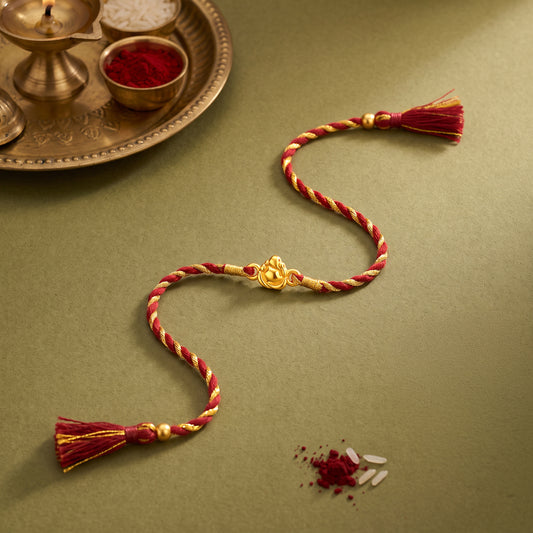 Golden Gajamukha Rakhi