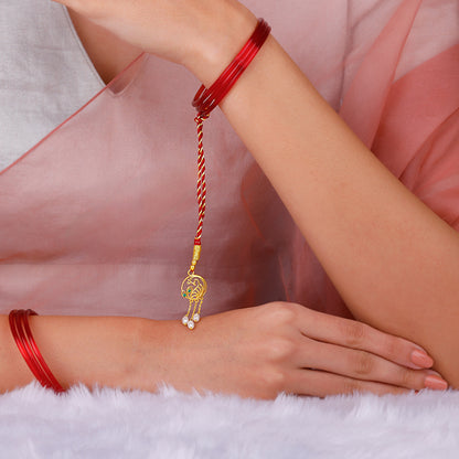 The Blingtastic Lumba Rakhi Set of 2