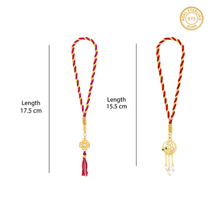 The Blingtastic Lumba Rakhi Set of 2
