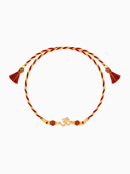 Golden Omkar Rakhi