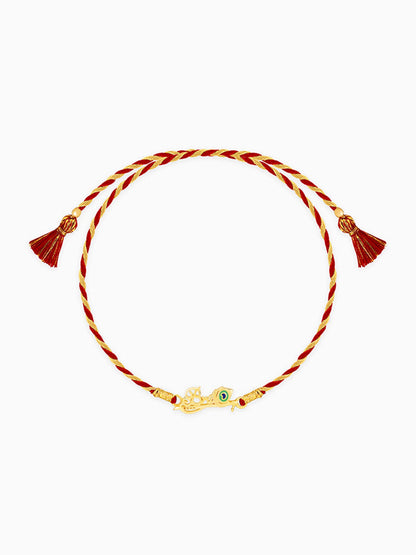 Golden Kanhaiya Bro Rakhi