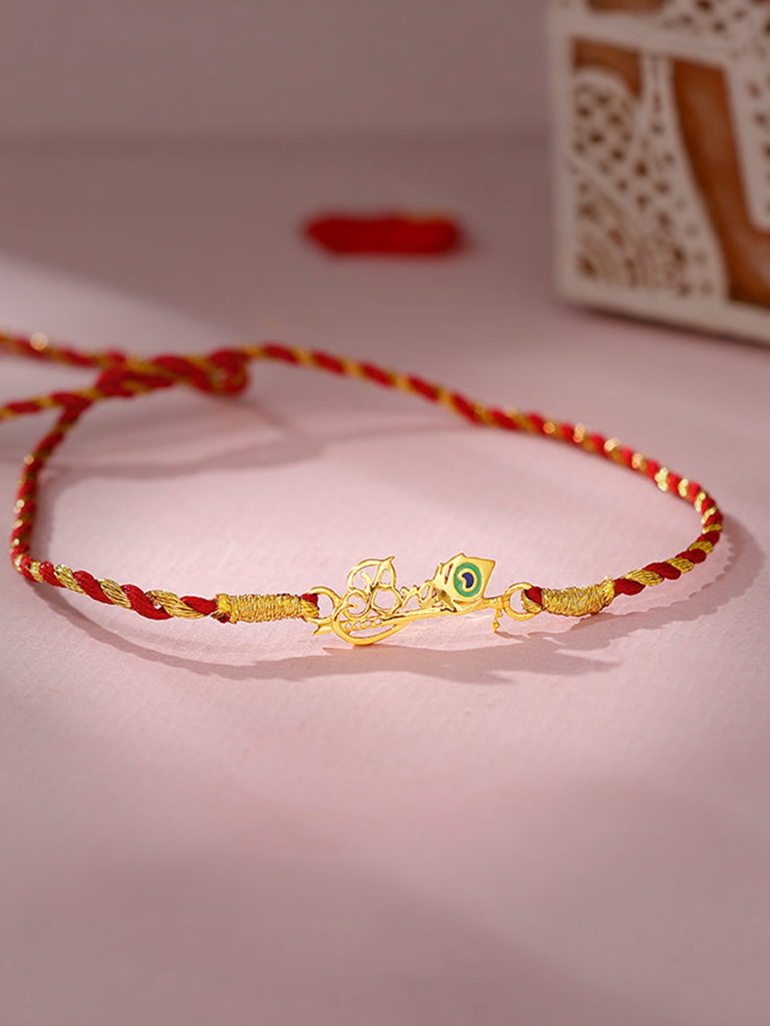 Golden Kanhaiya Bro Rakhi