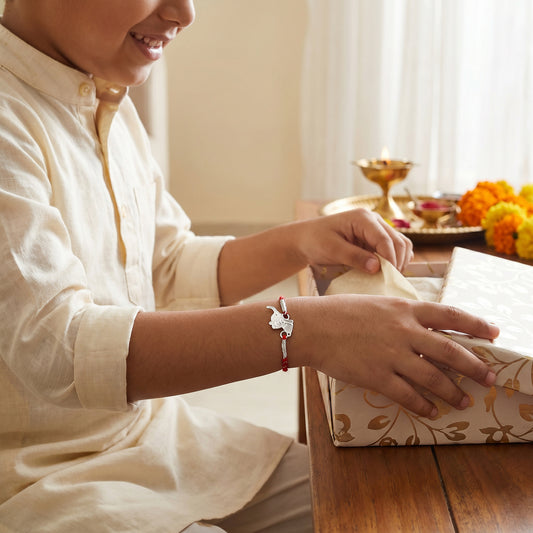 Silver Dumbo Kids Rakhi