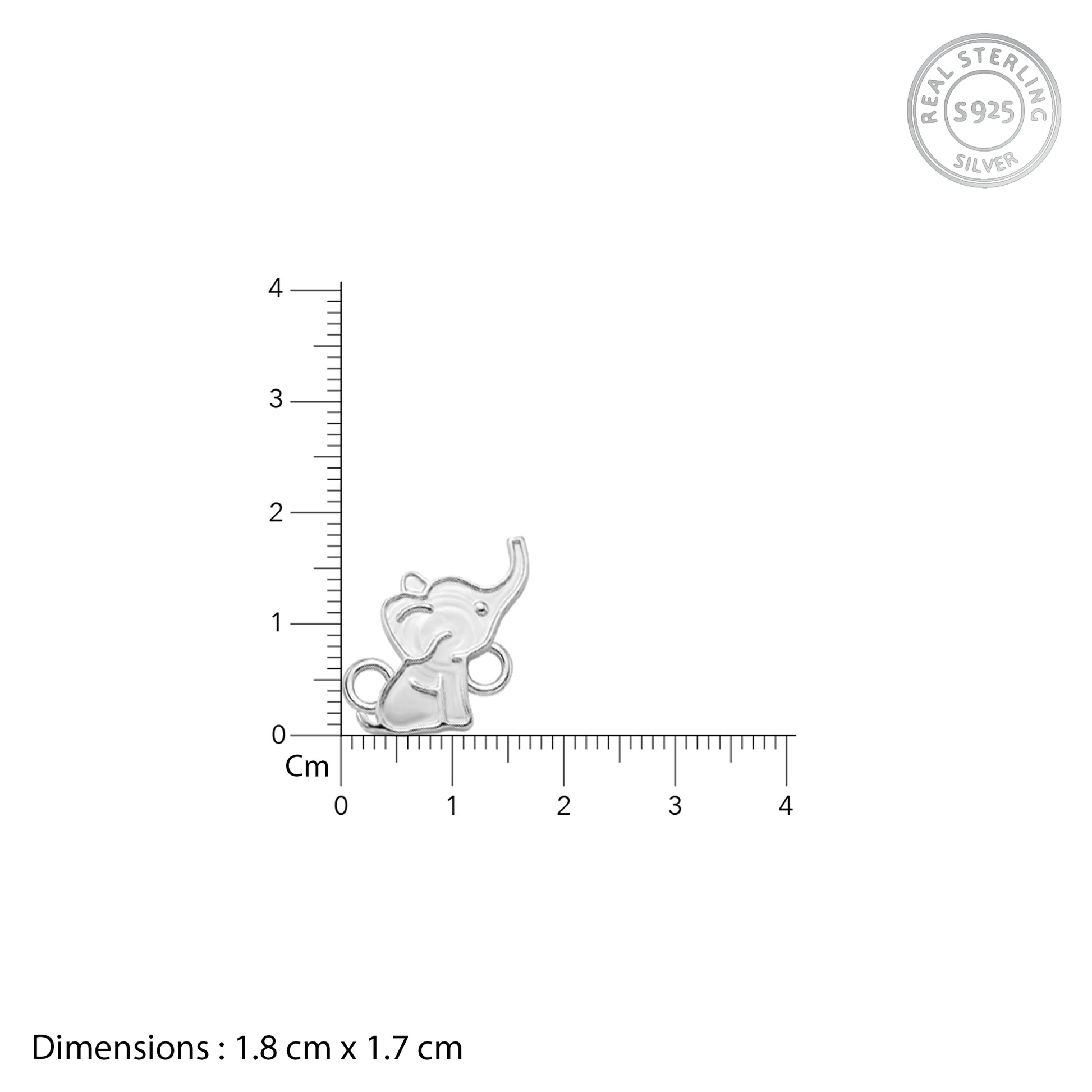 Silver Dumbo Kids Rakhi