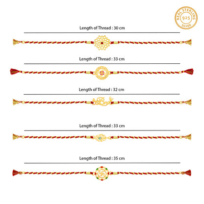 Ultimate Bro's Delight Rakhi Set of 5
