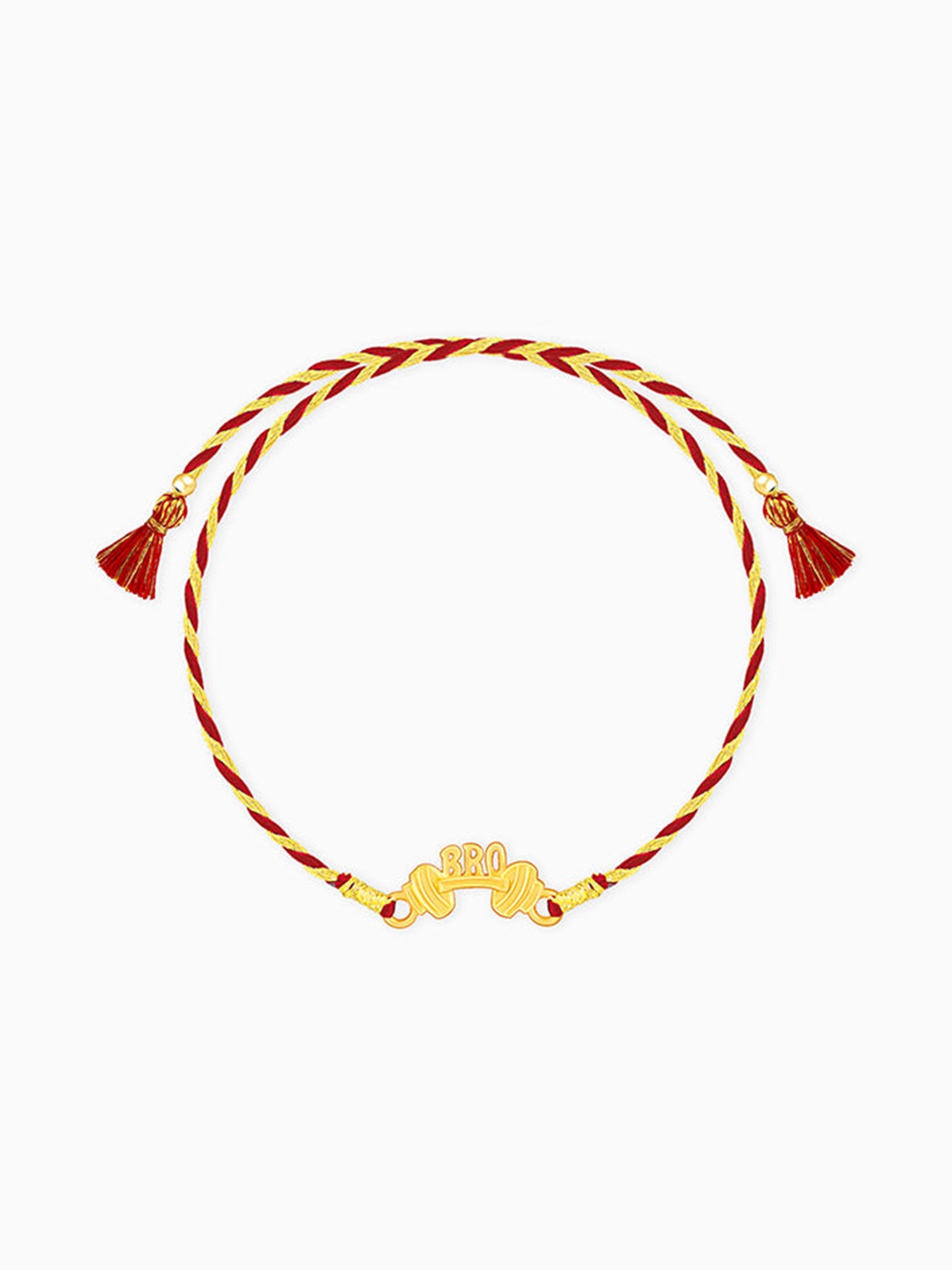 Golden Bro-wali Rakhi