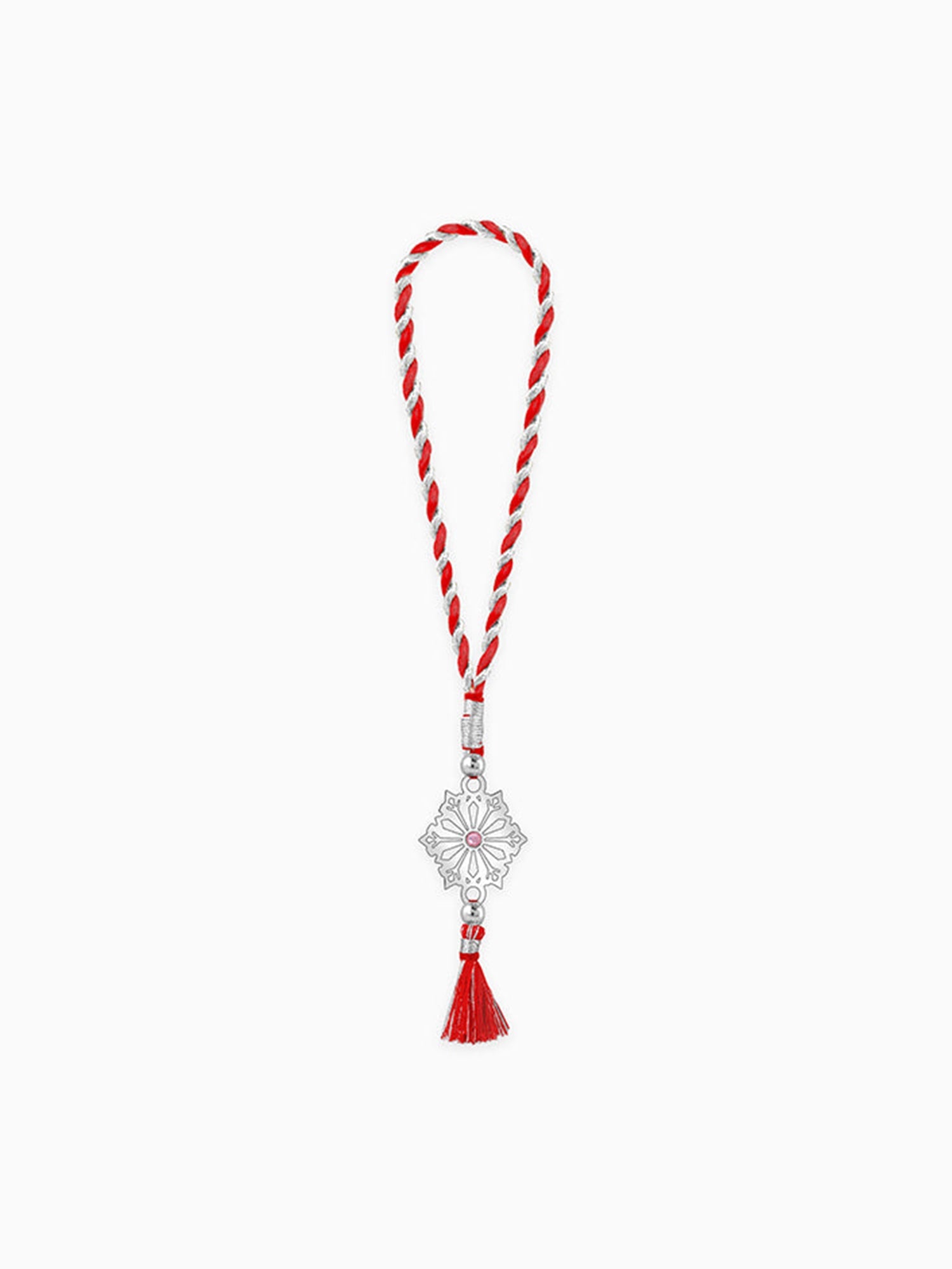 Silver Blooming Floral Lumba Rakhi