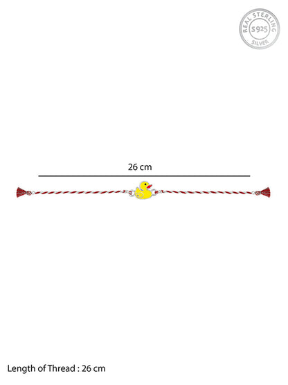 Silver Quack-tacular Rakhi for Kids